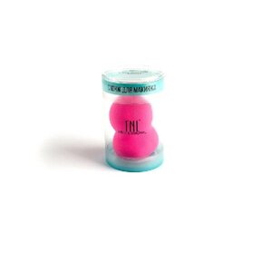 Спонж-яйцо Blender Prof TNL клиновидный розовый в пластиковой упаковке (влажный способ нанесения)