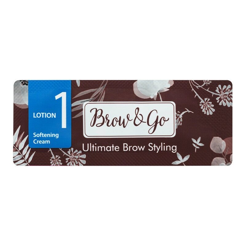 Состав для стайлинга бровей №1 Brow&Go Softening Cream, 1 мл от компании Lucky Master - фото 1