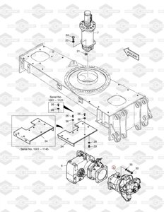 Ремонт гидромотора хода DOOSAN