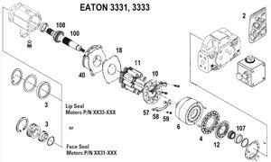 Гидромотор Eaton Vickers 3331 3333