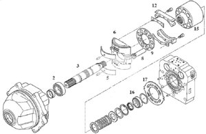 Гидронасос Linde HMR105