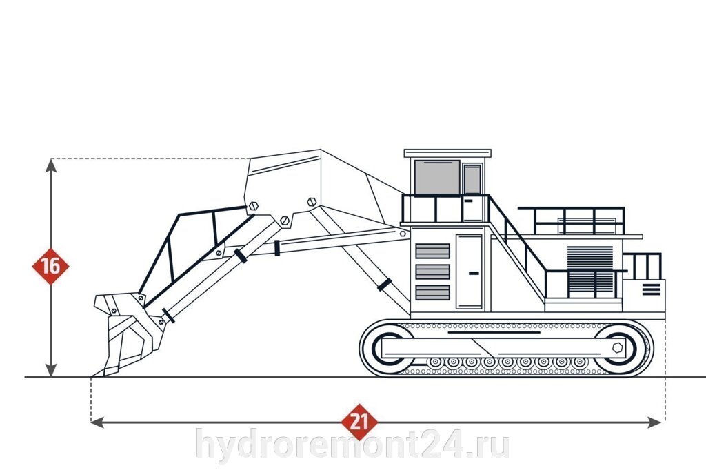 Ремонт гидравлики экскаватора Caterpillar 245B Серия II от компании Ремонтно-механическое предприятие ООО «Гермес» - фото 1