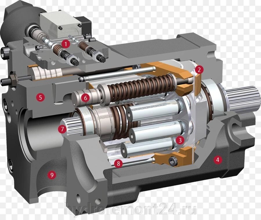 Ремонт гидромоторов A10FE16 Rexroth от компании Ремонтно-механическое предприятие ООО «Гермес» - фото 1