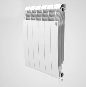 Биметаллический дизайн-радиатор BILINER Bianco Traffico (белый) 12 секц.