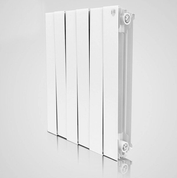 Биметаллический дизайн-радиатор PIANOFORTE Bianco Traffico (белый) 4 секц. от компании Труба-Обсадная - фото 1