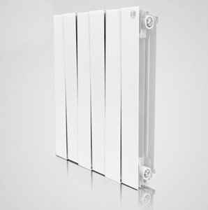 Биметаллический дизайн-радиатор PIANOFORTE Bianco Traffico (белый) 10 секц.