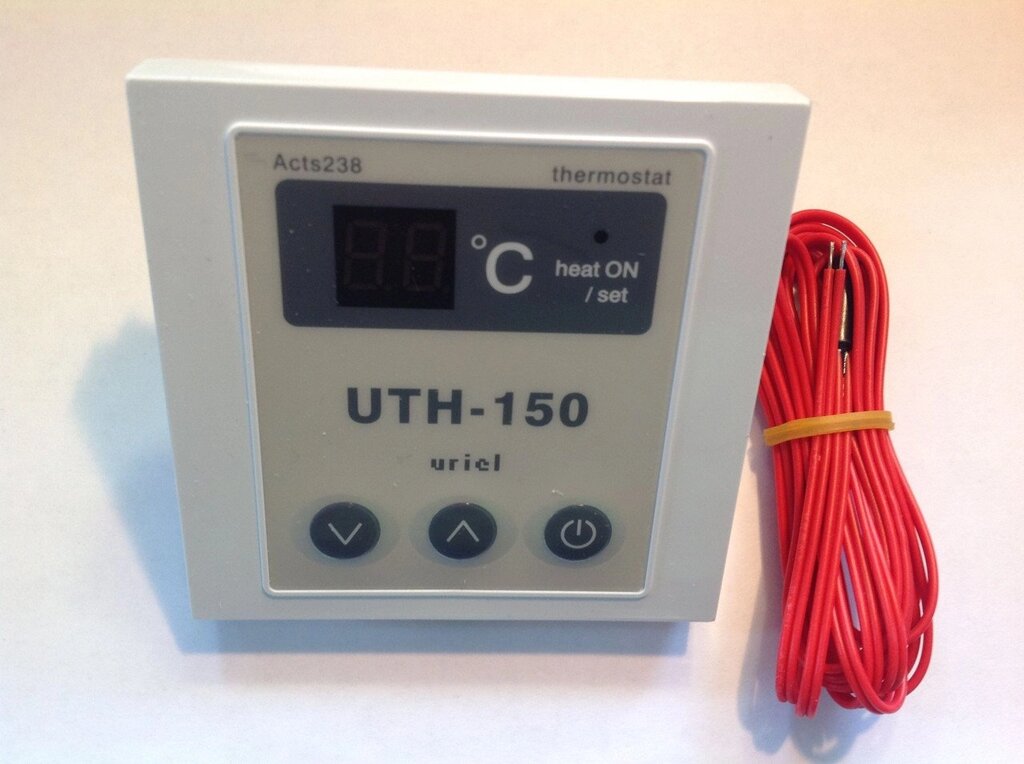 Встраиваемый терморегулятор для пленочного инфракрасного пола UTH-150 - обзор