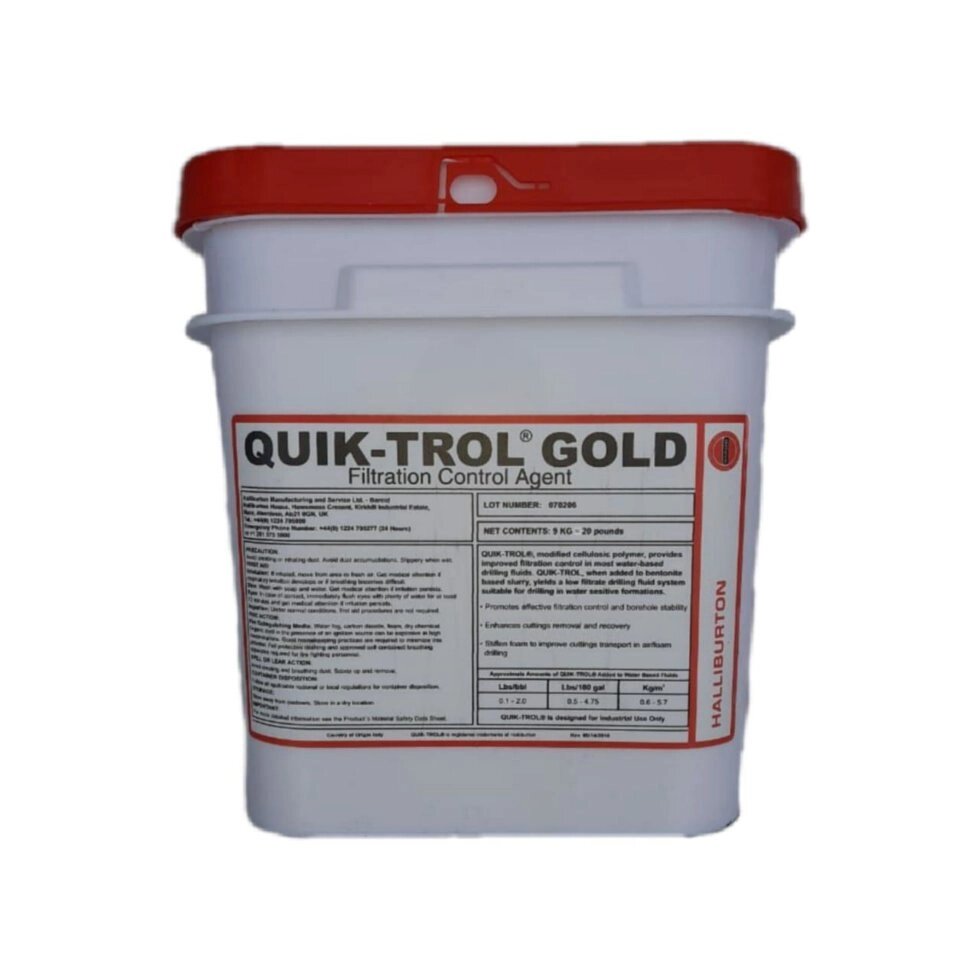 Полимер Квик-трол голд (QUIK-TROL GOLD) (9 кг) от компании Труба-Обсадная - фото 1