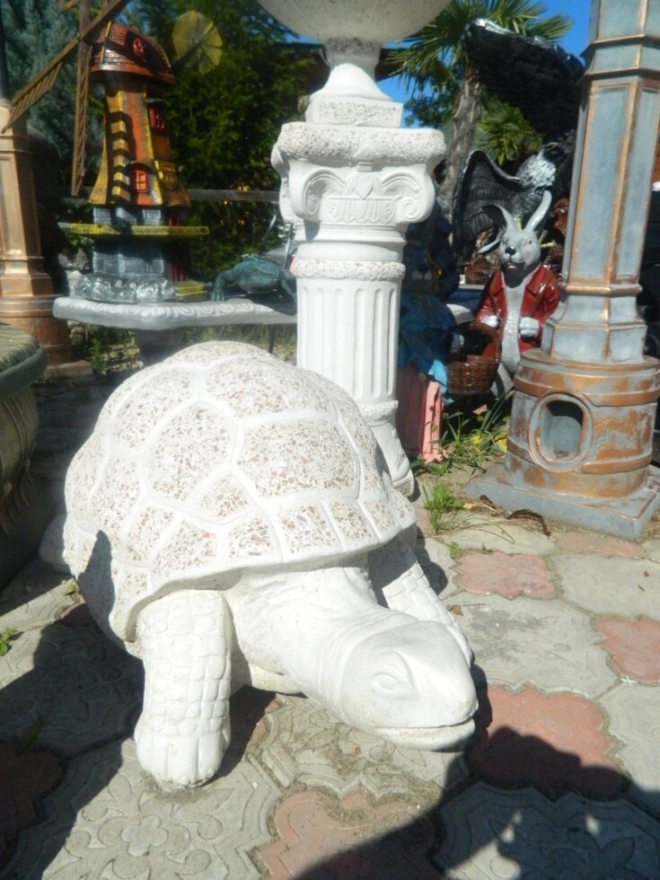 Фигура из натурального камня -Черепаха большая. Арт.206 от компании КЭУ - фото 1