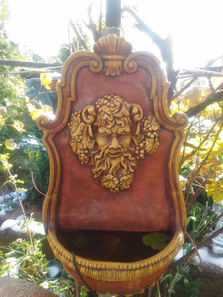 Фонтан  садовый для дома и дачи на стену малый Лев. Арт. 0004 ##от компании## КЭУ - ##фото## 1