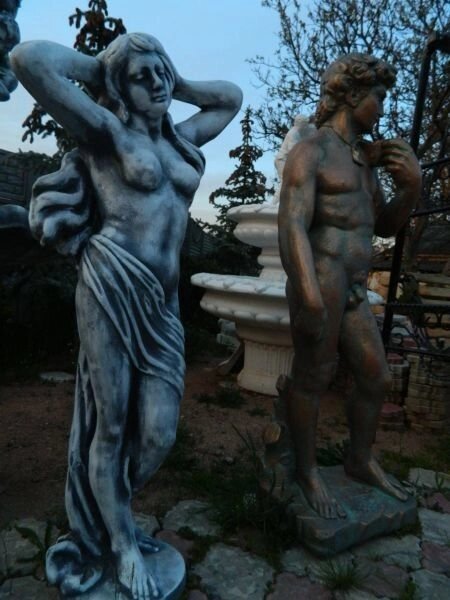 Скульптура садовая бетонная - Девушка Ева большая. Арт. 258 - КЭУ