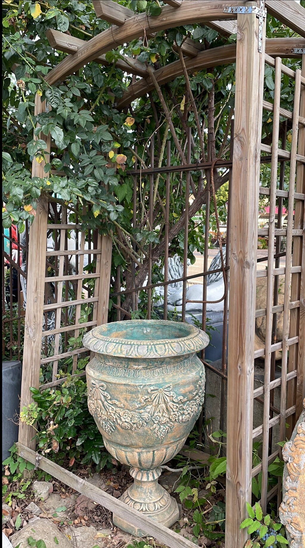 Садовая  ваза бетонная  большая Царская чаша от компании КЭУ - фото 1