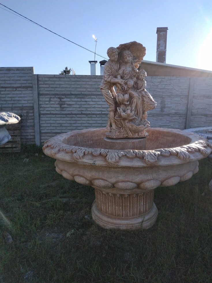 Садовый фонтан " Семья" для дачи. сада. дома. Арт 6723 от компании КЭУ - фото 1