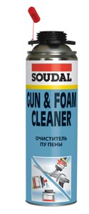 Очиститель полиуретановой монтажной пены Soudal Gun&Foam cleaner