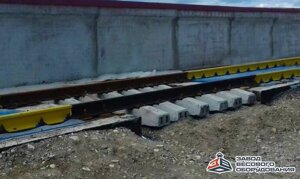 Железнодорожные вагонные весы ВТВ для статико-динамического взвешивания 150 тонн