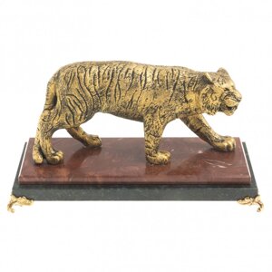 Декоративная статуэтка фигурка "Тигр на охоте"отличный подарок на Новый год