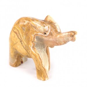 Фигурка из натурального оникса "Индийский слон" 15х5х11,7 см (6) 121689