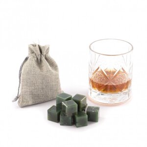Нефритовые камни для охлаждения виски набор 9 кубиков 121112