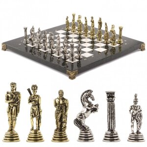 Шахматы "Греко-Римская война" 32х32 см мрамор 120800