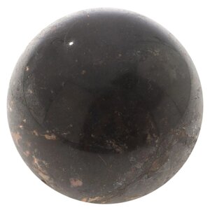 Шар из родонита черный 5 см / шар декоративный / шар для медитаций / каменный шарик / сувенир из камня
