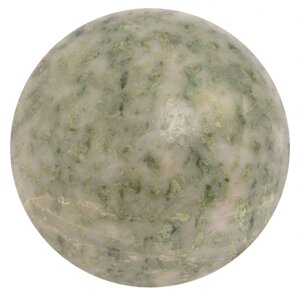 Шар из жадеита 4 см / каменный шарик / шар декоративный / шар для медитаций / сувенир из камня