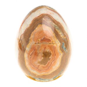 Яйцо из натурального оникса 4,5х6,5 см (1,25х2,5) / каменное яйцо / сувенир из камня / яйцо декоративное