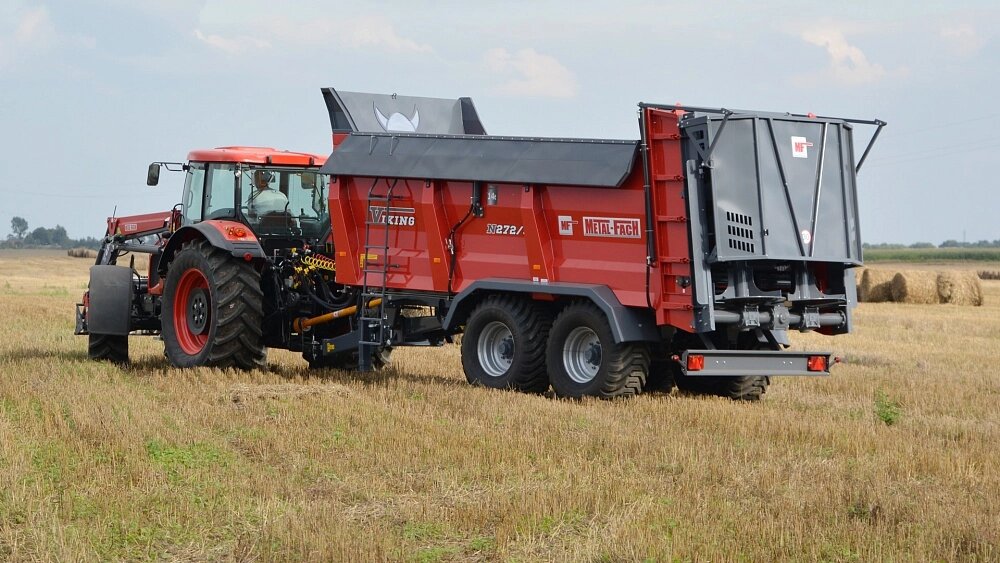 Навозоразбрасыватель 21 т N-272/6 "VIKING", гидравлические надставные борта, адаптер 2 шнека от компании ООО "Универсал Агро" - фото 1