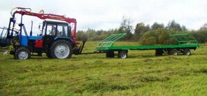 Прицеп рулоновоз тракторный RMZ-8, г/п 8 тонн в Республике Башкортостан от компании ООО "Универсал Агро"