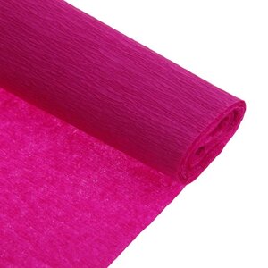 Бумага креповая поделочная гофро Koh-I-Noor 50*200 см 9755/04 розовая тёмняя, в рулоне (10 шт)