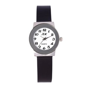 Часы наручные женские "Ореана", d-2.5 см, ремешок силикон, микс