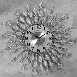 Часы настенные, серия: Ажур, "Ожеше", плавный ход, d-60 см, циферблат 22 см