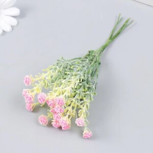Цветы для декорирования "Гвоздика Шабо" розовый 1 букет=6 головок 17 см (10 шт)