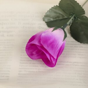 Цветы искусственные "Роза" 23 см, сиреневая (20 шт)