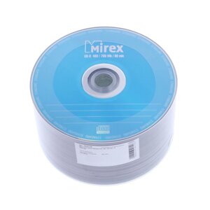 Диск CD-R Mirex Standard 50, 48x, 700 Мб, шт (50 шт)