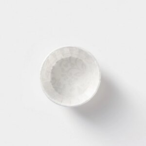 Форма для выпечки круглая «Вензель», 6,56,5x4 см, цвет белый (50 шт)