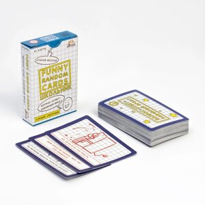 Игра для вечеринок "Funny Random Cards Школьные Сборник №1", 54 карты, карта 9 х 6 см