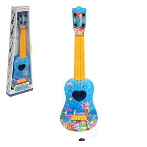 Игрушка музыкальная «Гитара. Волшебный мир», 4 струны, цвета МИКС