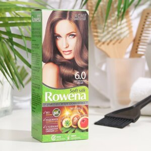 Крем-краска для волос Rowena Soft Silk 6.0 натуральный русый, 135 мл