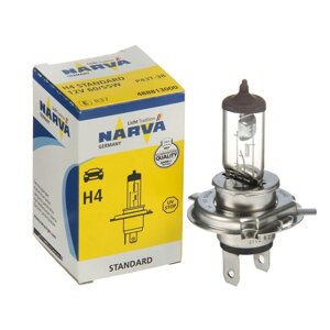 Лампа автомобильная Narva Standard, H4, 12 В, 60/55 Вт