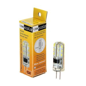 Лампа светодиодная Ecola Corn Micro, G4, 1.5 Вт, 4200 K, 320°35х10 мм