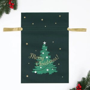 Мешок подарочный "Новогоднее чудо", 30x45 см (5 шт)