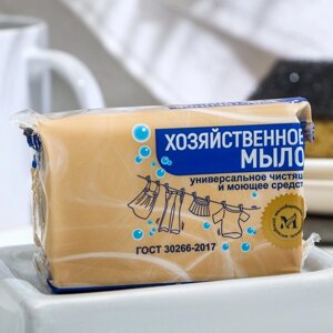 Мыло хозяйственное 72% в обертке флоупак 200 гр