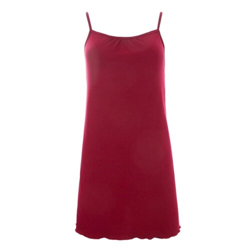 Ночная сорочка женская, цвет бордо, размер 48