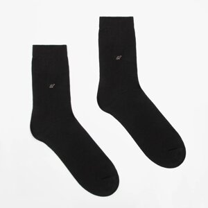 Носки мужские, цвет чёрный, размер 29 (10 шт)