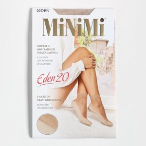 Носки женские MiNiMi EDEN 20 ден, цвет бежевый (сaramello), размер 36-40