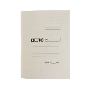 Папка-обложка А4 на 200 листов "Дело", картон, блок 250 г/м ²белая