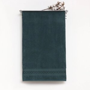 Полотенце махровое Pirouette 100Х150см, цвет зелёный, 420г/м2, 100% хлопок