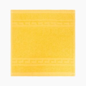 Полотенце Ocean 30х30 см, желтый, хлопок 100%360 г/м2 (10 шт)