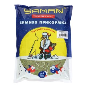 Прикормка Yaman Winter Taste Карась зимняя, анис, цвет зелёный, 700 г