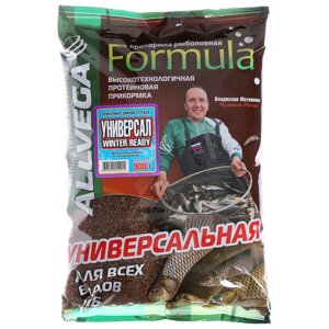 Прикормка зимняя готовая ALLVEGA, Formula Winter Ready, 900 г, универсальная